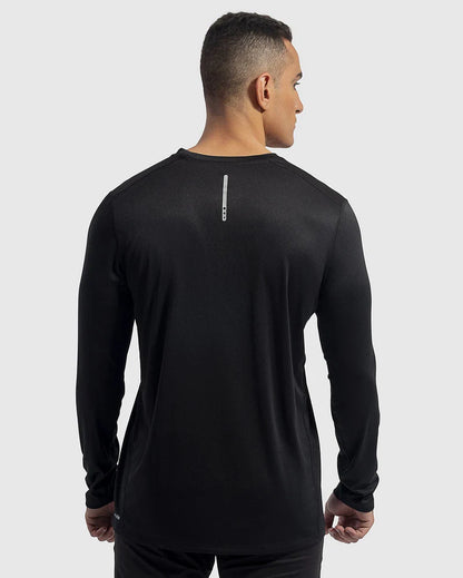 Premium Black Long Sleeve Crew