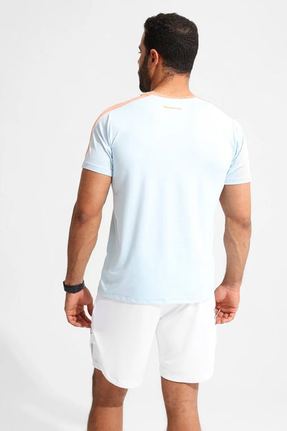 Premium Contrast Tee - Coastal Airflow Edition